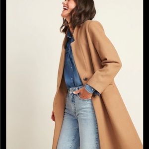 Old Navy Oversized Brushed Overcoat, Wool Blend, Sz M